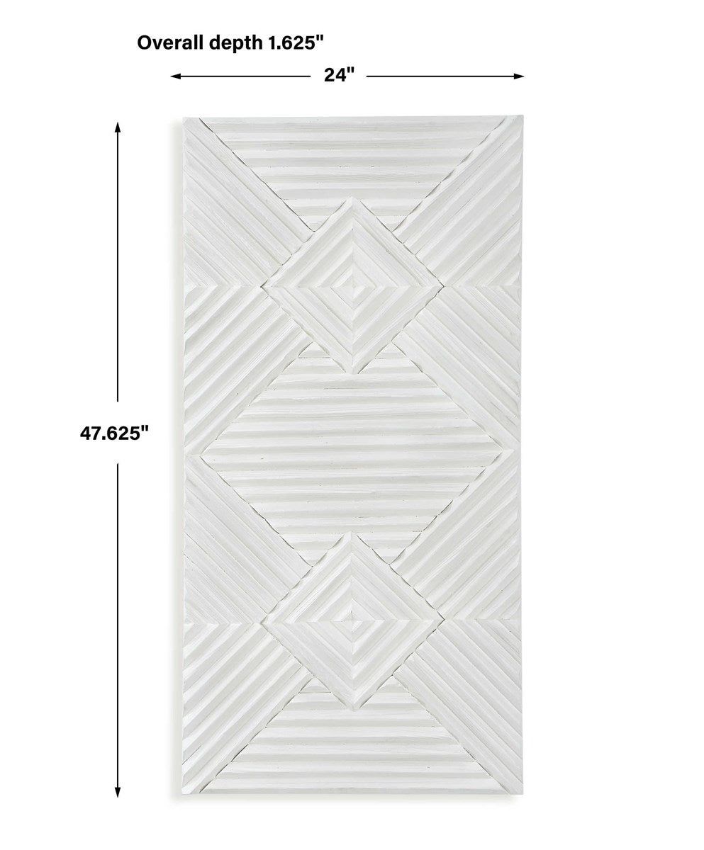 Nexus Wood Geometric Wall Decor-Uttermost-UTTM-04346-Wall Decor-3-France and Son