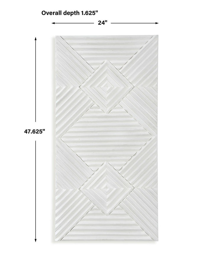 Nexus Wood Geometric Wall Decor-Uttermost-UTTM-04346-Wall Decor-3-France and Son