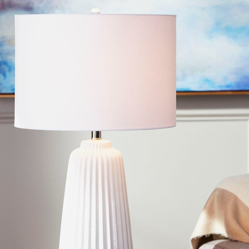 Delphine Table Lamp|White-Cyan Design-CYAN-7743-Table Lamps-2-France and Son