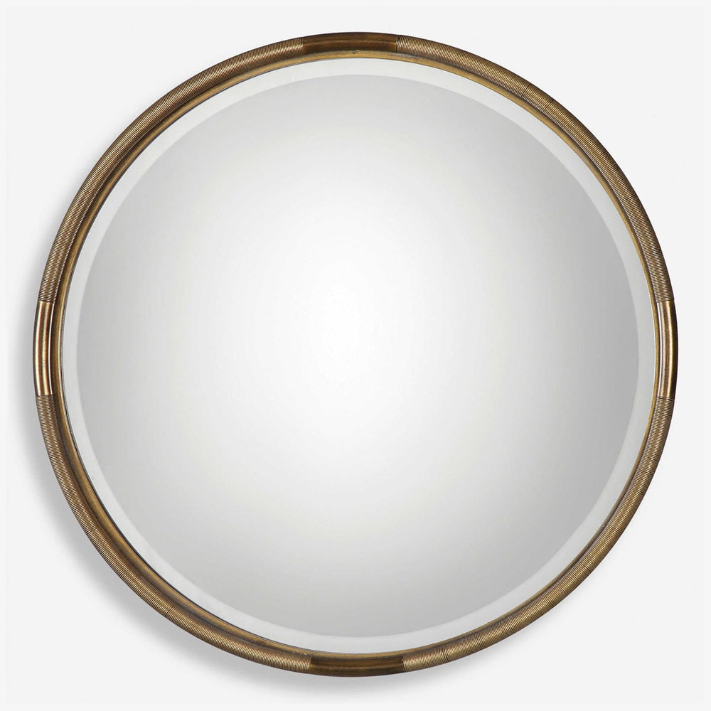Uttermost Finnick Iron Coil Round Mirror-Uttermost-UTTM-09244-Mirrors-2-France and Son