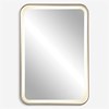 Crofton Lighted Vanity Mirror-Uttermost-UTTM-09862-MirrorsBrass-3-France and Son