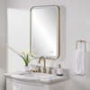 Crofton Lighted Vanity Mirror-Uttermost-UTTM-09862-MirrorsBrass-5-France and Son