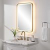 Crofton Lighted Vanity Mirror-Uttermost-UTTM-09862-MirrorsBrass-7-France and Son