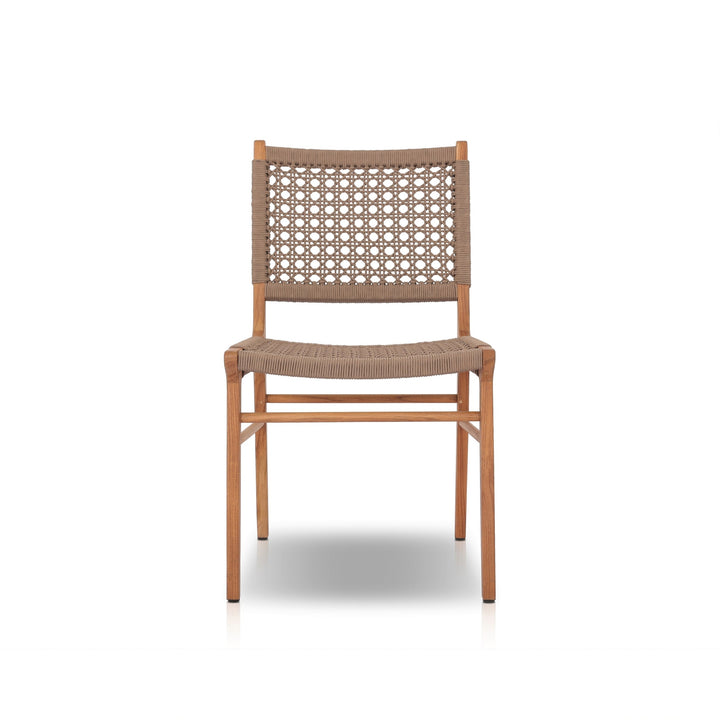 Delmar Outdoor Dining Chair-Four Hands-STOCKR-FH-JSOL-031A-Outdoor Dining ChairsWashed Brown-Fsc-18-France and Son