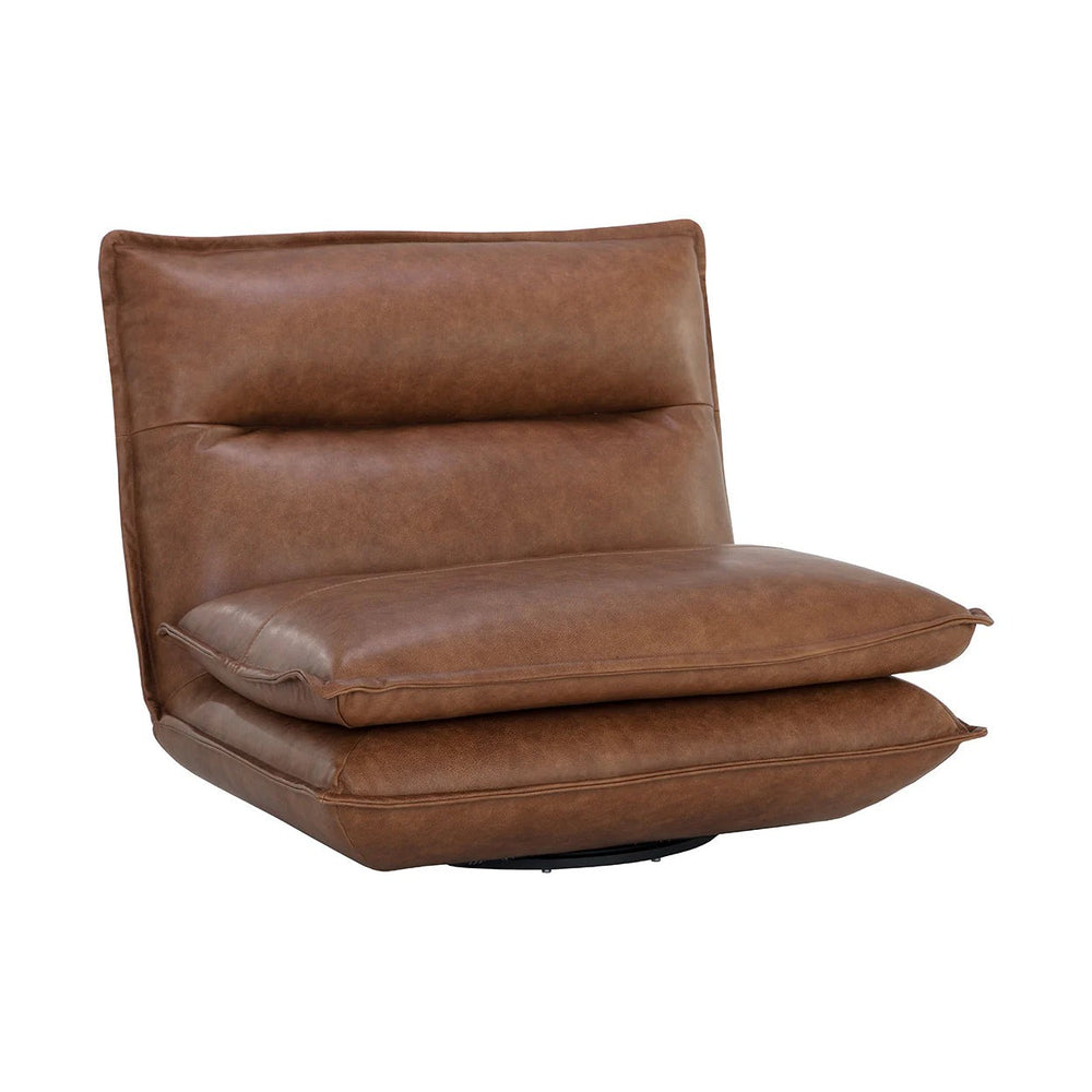 Colson Swivel Armless Chair-Sunpan-SUNPAN-111479-Lounge Chairs-2-France and Son