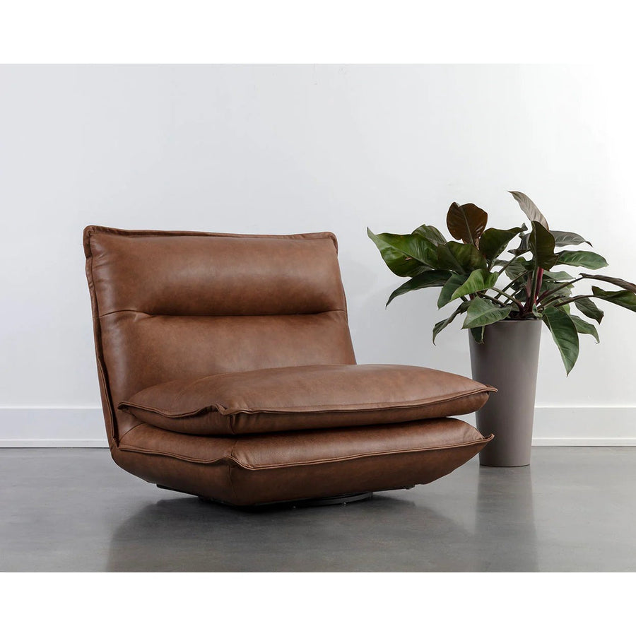 Colson Swivel Armless Chair-Sunpan-SUNPAN-111479-Lounge Chairs-1-France and Son