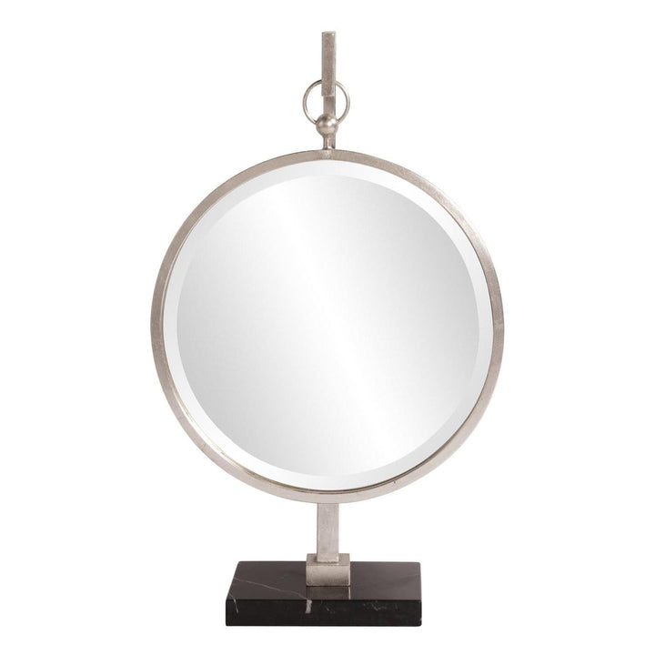 Medallion Mirror-The Howard Elliott Collection-HOWARD-11212-MirrorsSilver-1-France and Son