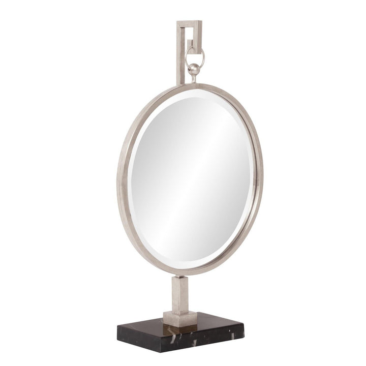 Medallion Mirror-The Howard Elliott Collection-HOWARD-11212-MirrorsSilver-3-France and Son
