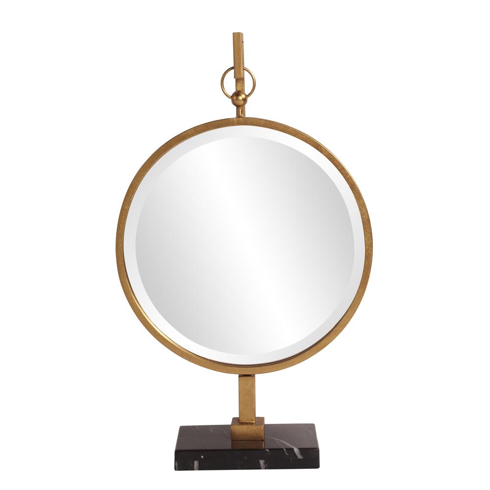 Medallion Mirror-The Howard Elliott Collection-HOWARD-11213-MirrorsGold-6-France and Son