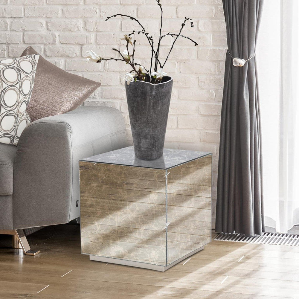 Paxton Mirrored Side Table-The Howard Elliott Collection-HOWARD-11264-Side Tables-2-France and Son