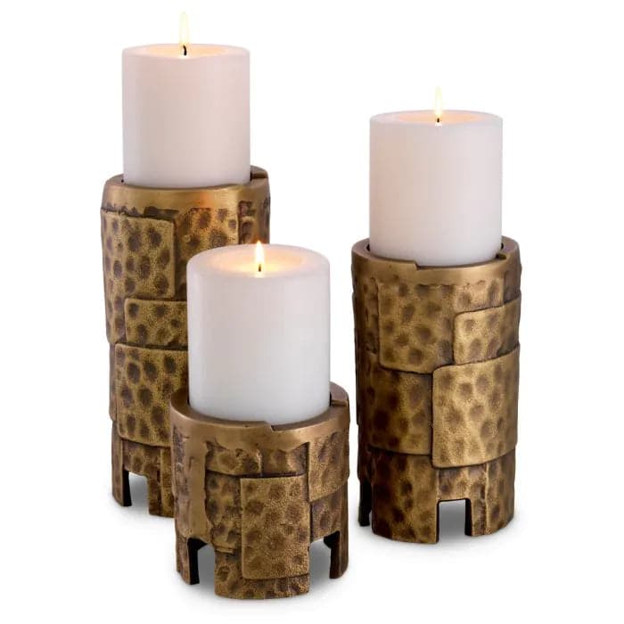 Candle Holder Laurentios Set of 3-Eichholtz-EICHHOLTZ-117515-Candle Holders-1-France and Son