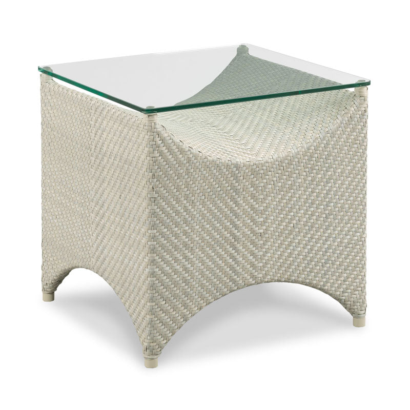 Saint Lucia Side Table-Woodbridge Furniture-WOODB-O-1273-71-Outdoor Side Tables-1-France and Son