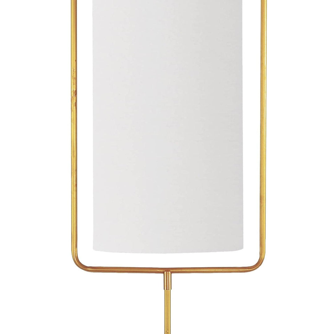 Geo Rectangle Floor Lamp - Natural Brass-Regina Andrew Design-RAD-14-1019NB-Floor Lamps-4-France and Son