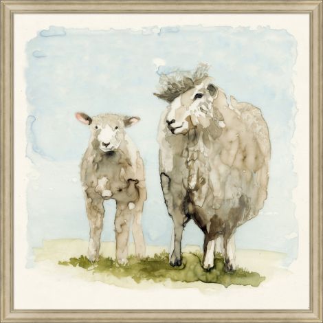 Lamb Duo-Wendover-WEND-14527-Wall Art-1-France and Son