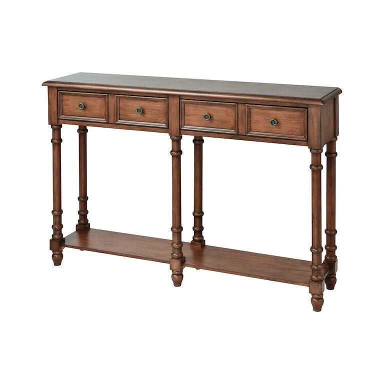 Hager Console Table-Elk Home-ELK-16934-Console TablesDark Mahogany-5-France and Son
