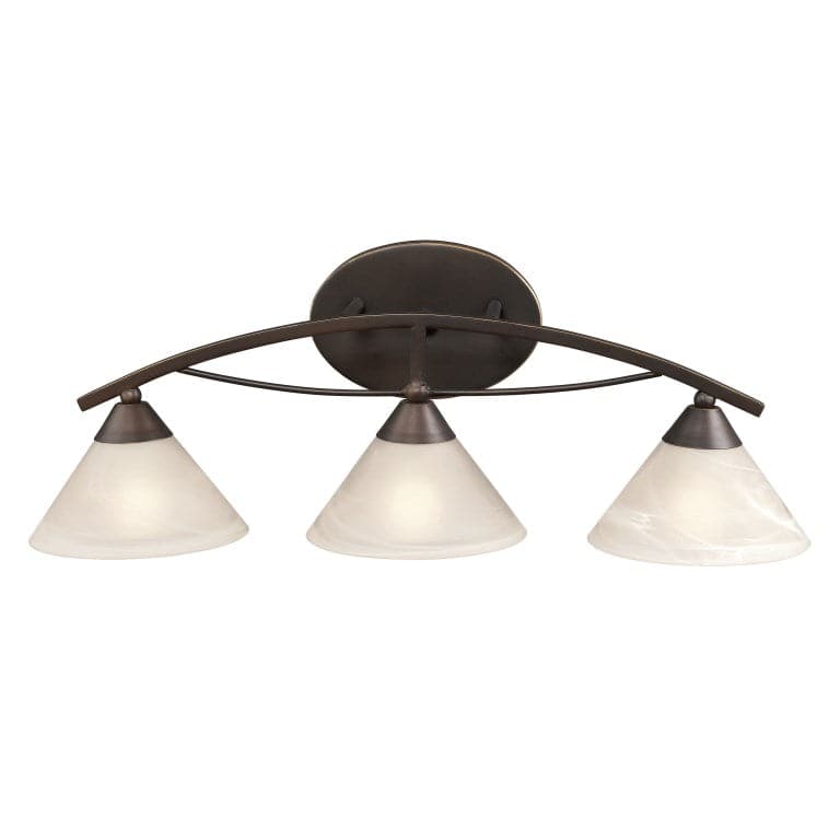 Elysburg 25'' Wide 3-Light Vanity Light-Elk Home-ELK-17642/3-Bathroom LightingOil Rubbed Bronze-1-France and Son