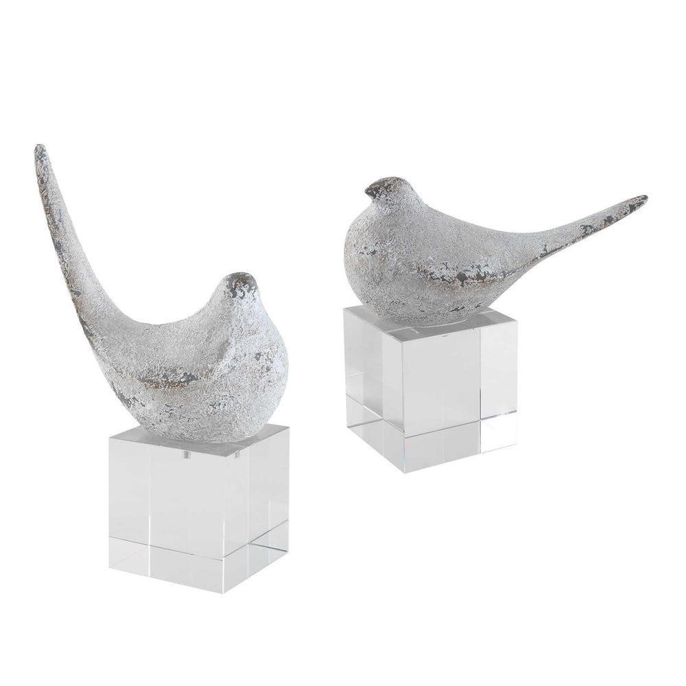 Uttermost Better Together Bird Sculptures, S/2-Uttermost-UTTM-18057-Decorative Objects-2-France and Son