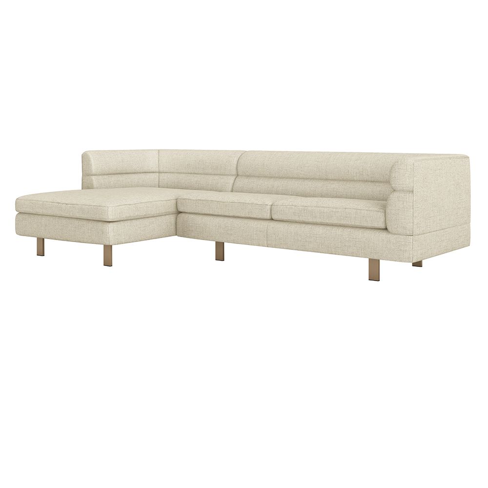 Ornette Chaise 2 Piece Sectional-Interlude-INTER-199022-17-SectionalsBluff-Left-2-France and Son