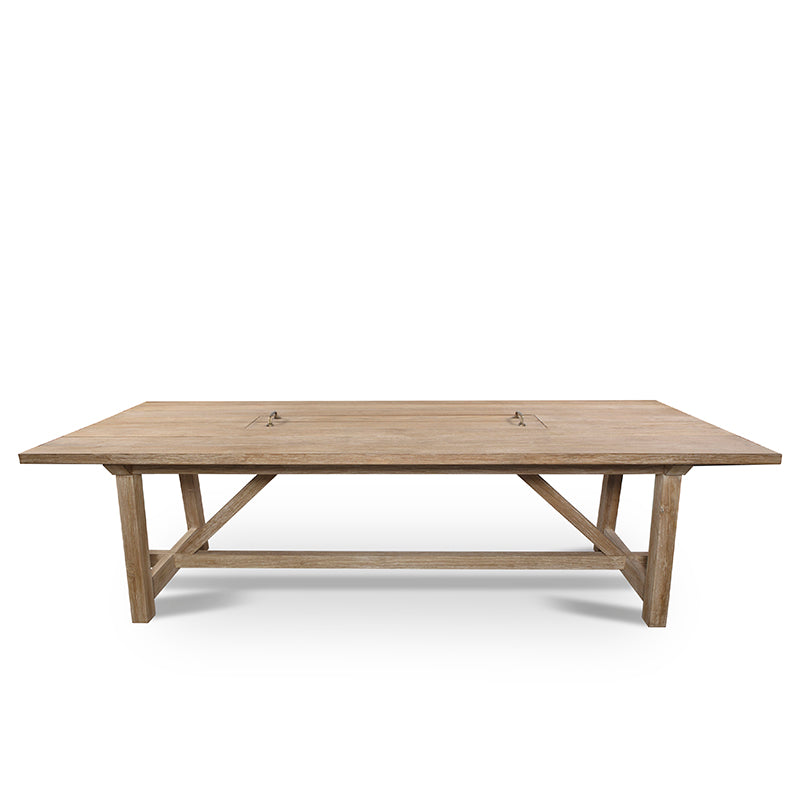 Harvest Dining Table-Woodbridge Furniture-WOODB-O-LL501-47-Outdoor Dining Tables-1-France and Son