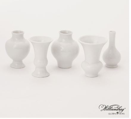 S/5 Mini Chinoise Vases-Global Views-GVSA-4.80150-VasesMatte Black-6-France and Son