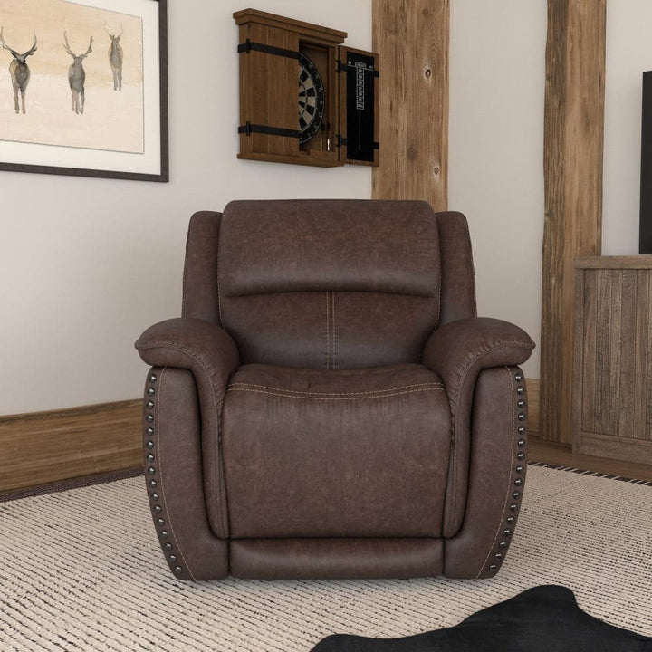 Beau Fabric Power Recliner with Power Headrest-Flexsteel-Flexsteel-1011-50PH-34970-Lounge Chairs34970-3-France and Son