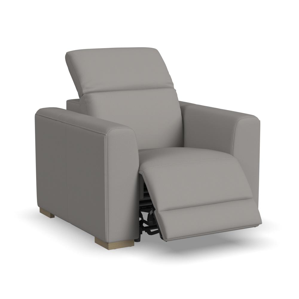 Aurora Leather Power Recliner with Power Headrest-Flexsteel-Flexsteel-1327-50PH-74901-Lounge Chairs74901-2-France and Son