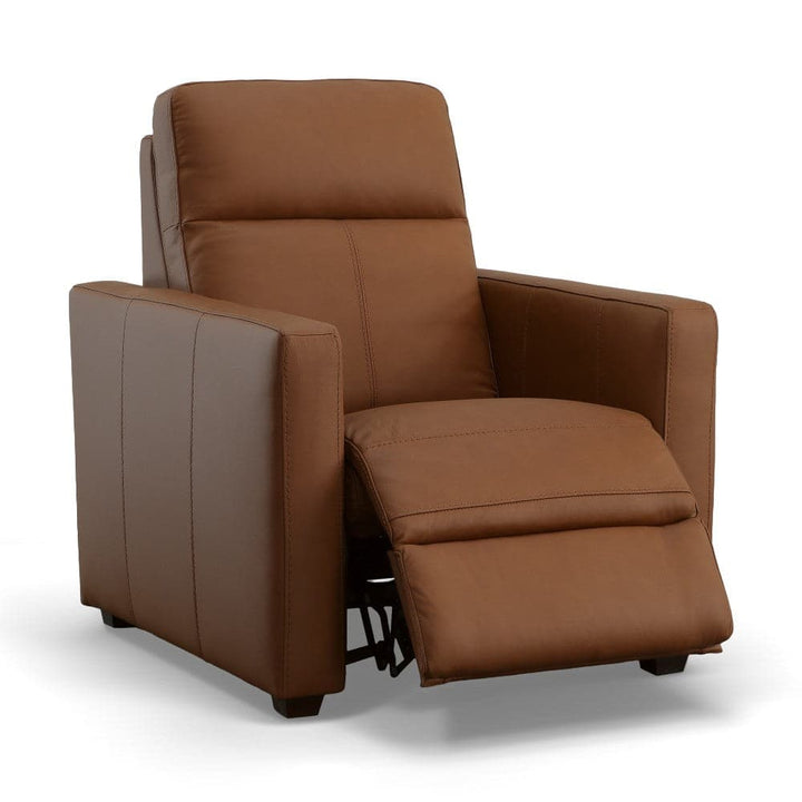 Broadway Leather Power Recliner with Power Headrest-Flexsteel-Flexsteel-1032-50PH-94302-Lounge Chairs94302-4-France and Son