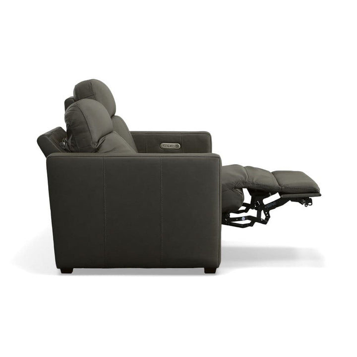 Broadway Leather Power Reclining Loveseat with Power Headrests-Flexsteel-Flexsteel-1032-60PH-94302-Sofas94302-5-France and Son