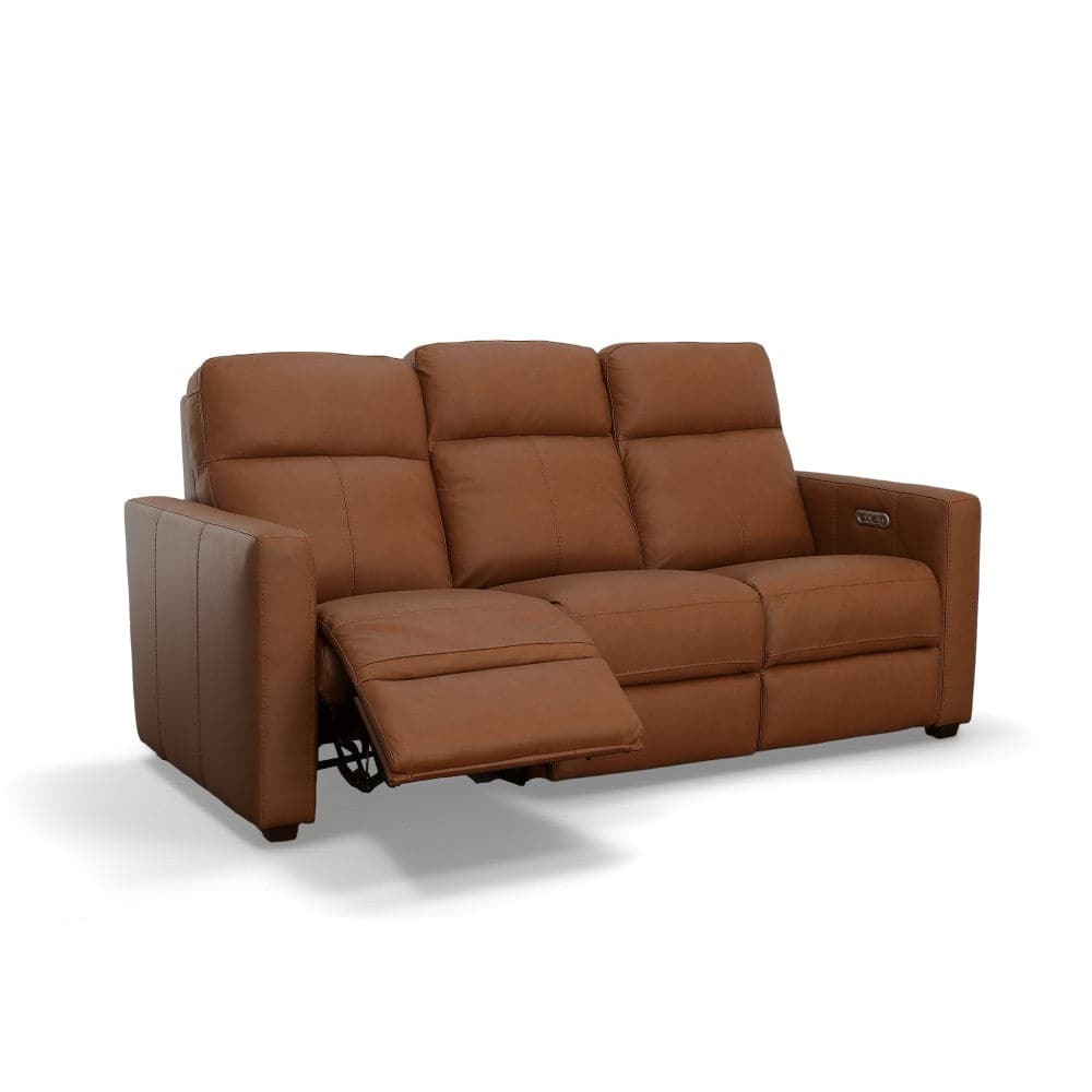 Broadway Leather Power Reclining Sofa with Power Headrests-Flexsteel-Flexsteel-1032-62PH-94302-Sofas94302-4-France and Son