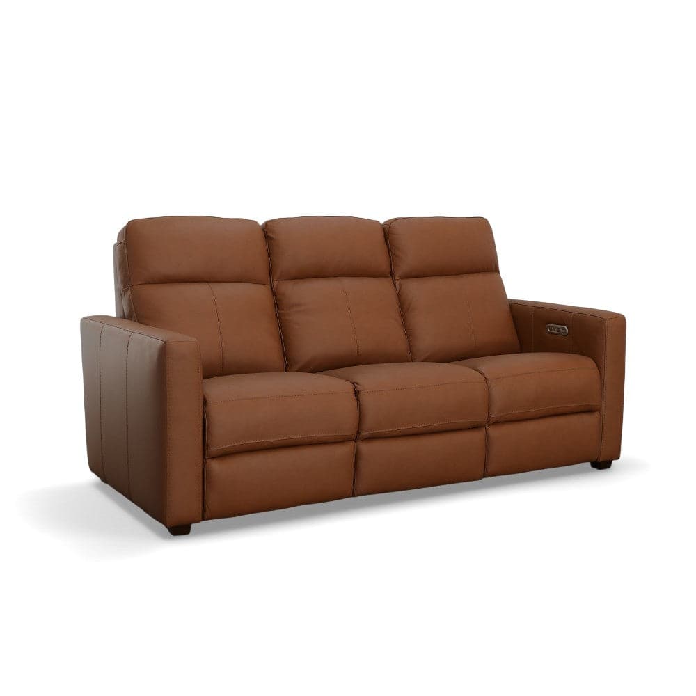Broadway Leather Power Reclining Sofa with Power Headrests-Flexsteel-Flexsteel-1032-62PH-94371-Sofas94371-3-France and Son