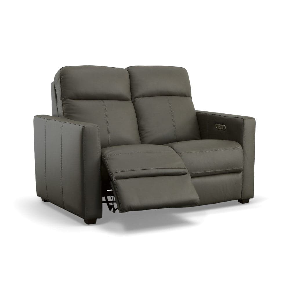 Broadway Leather Power Reclining Loveseat with Power Headrests-Flexsteel-Flexsteel-1032-60PH-94302-Sofas94302-3-France and Son