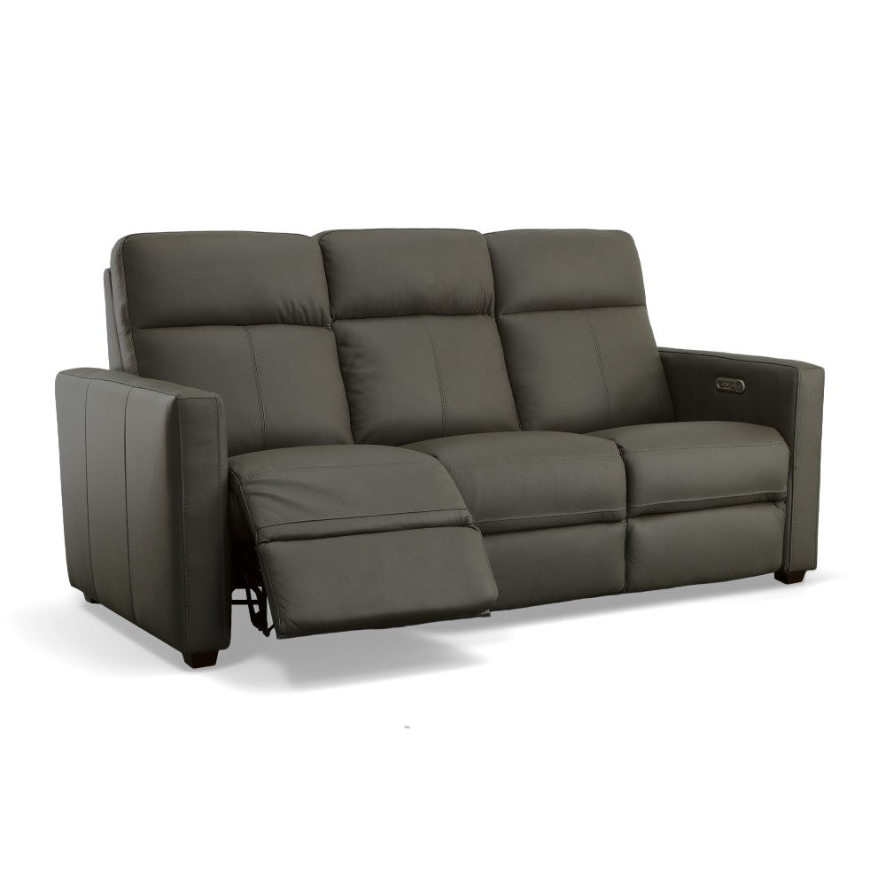 Broadway Leather Power Reclining Sofa with Power Headrests-Flexsteel-Flexsteel-1032-62PH-94302-Sofas94302-2-France and Son