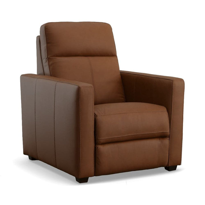 Broadway Leather Power Recliner with Power Headrest-Flexsteel-Flexsteel-1032-50PH-94371-Lounge Chairs94371-3-France and Son