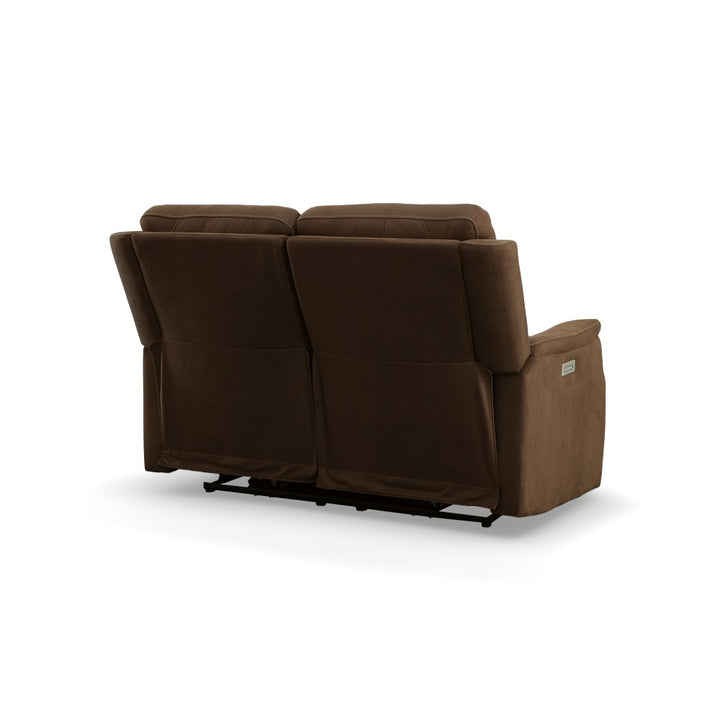 Easton Fabric or Leather Power Reclining Loveseat-Flexsteel-Flexsteel-1520-60PH-07201-Sofas07201-Pwr Headrests and Lumbar 61"-12-France and Son