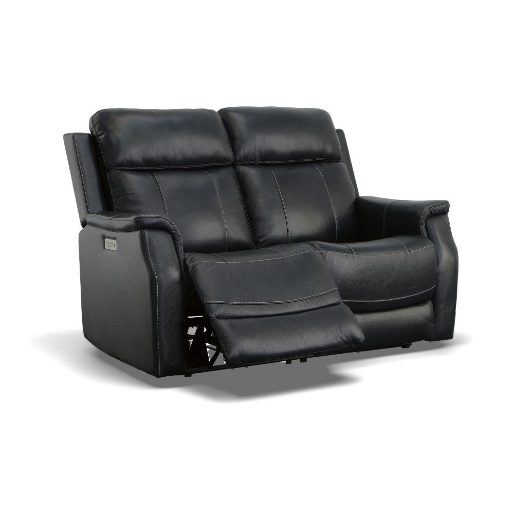 Easton Fabric or Leather Power Reclining Loveseat-Flexsteel-Flexsteel-1520-60PH-07201-Sofas07201-Pwr Headrests and Lumbar 61"-6-France and Son