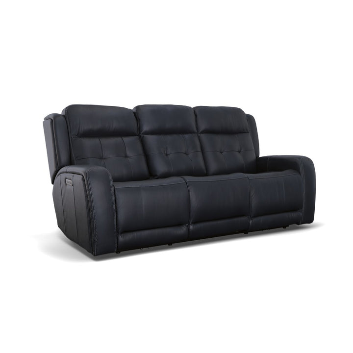 Grant Leather Power Reclining Sofa with Power Headrests-Flexsteel-Flexsteel-1480-62PH-00940-Sofas00940-4-France and Son