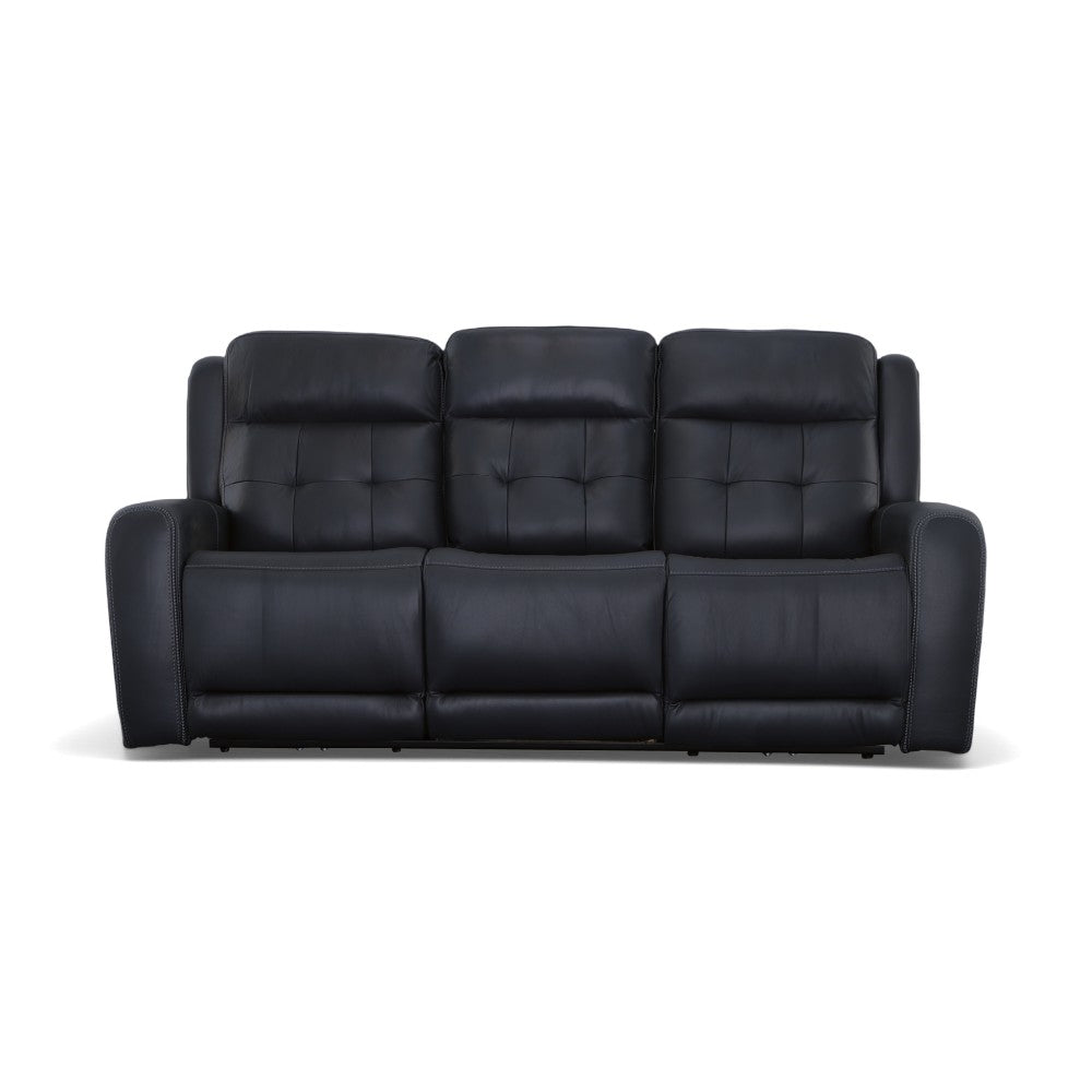 Grant Leather Power Reclining Sofa with Power Headrests-Flexsteel-Flexsteel-1480-62PH-00911-Sofas00911-6-France and Son