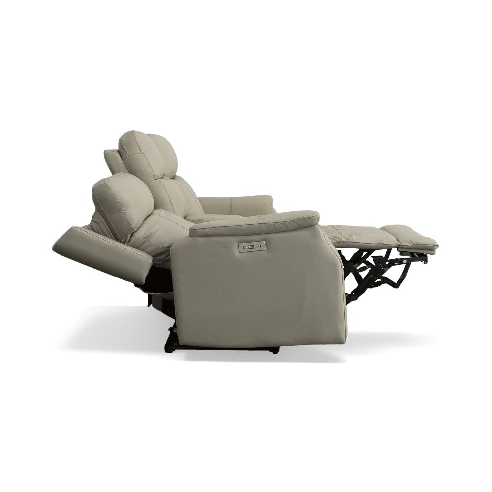 Easton Fabric or Leather Power Reclining Loveseat-Flexsteel-Flexsteel-1520-60PH-07201-Sofas07201-Pwr Headrests and Lumbar 61"-19-France and Son