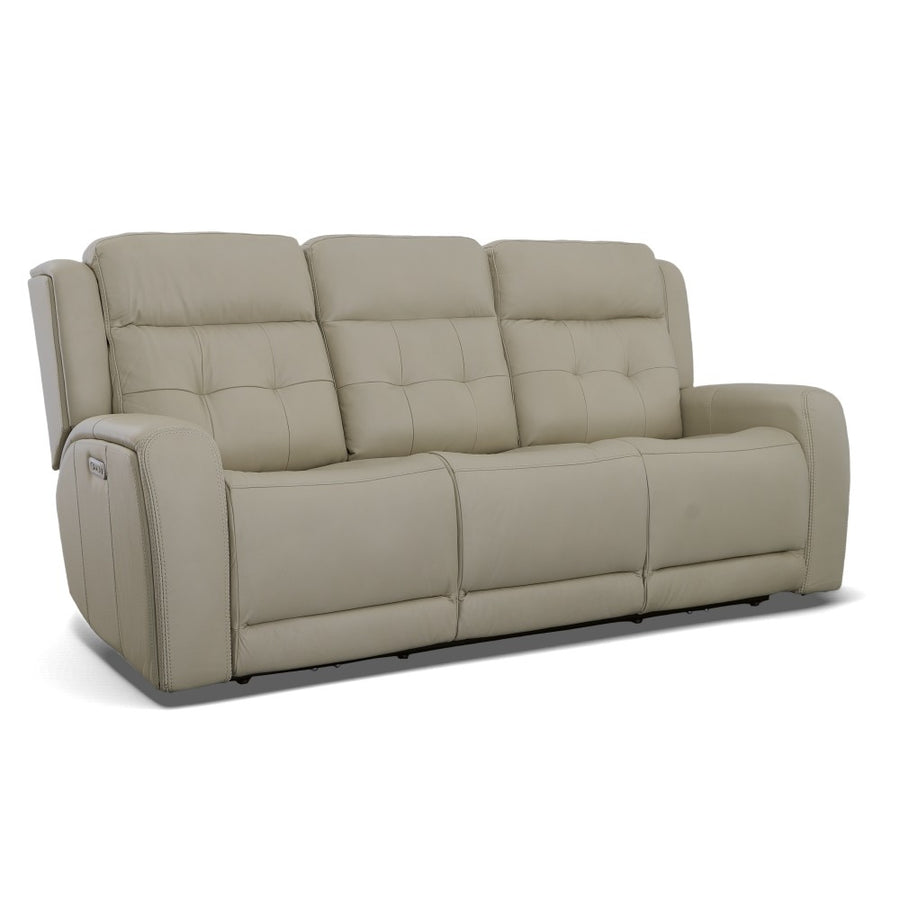 Grant Leather Power Reclining Sofa with Power Headrests-Flexsteel-Flexsteel-1480-62PH-00911-Sofas00911-1-France and Son