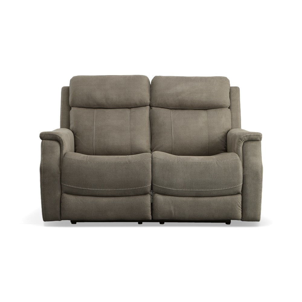Easton Fabric or Leather Power Reclining Loveseat-Flexsteel-Flexsteel-1520-60PH-07201-Sofas07201-Pwr Headrests and Lumbar 61"-9-France and Son