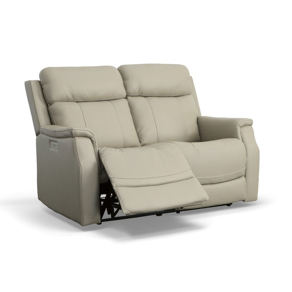 Easton Fabric or Leather Power Reclining Loveseat-Flexsteel-Flexsteel-1520-60PH-07201-Sofas07201-Pwr Headrests and Lumbar 61"-7-France and Son