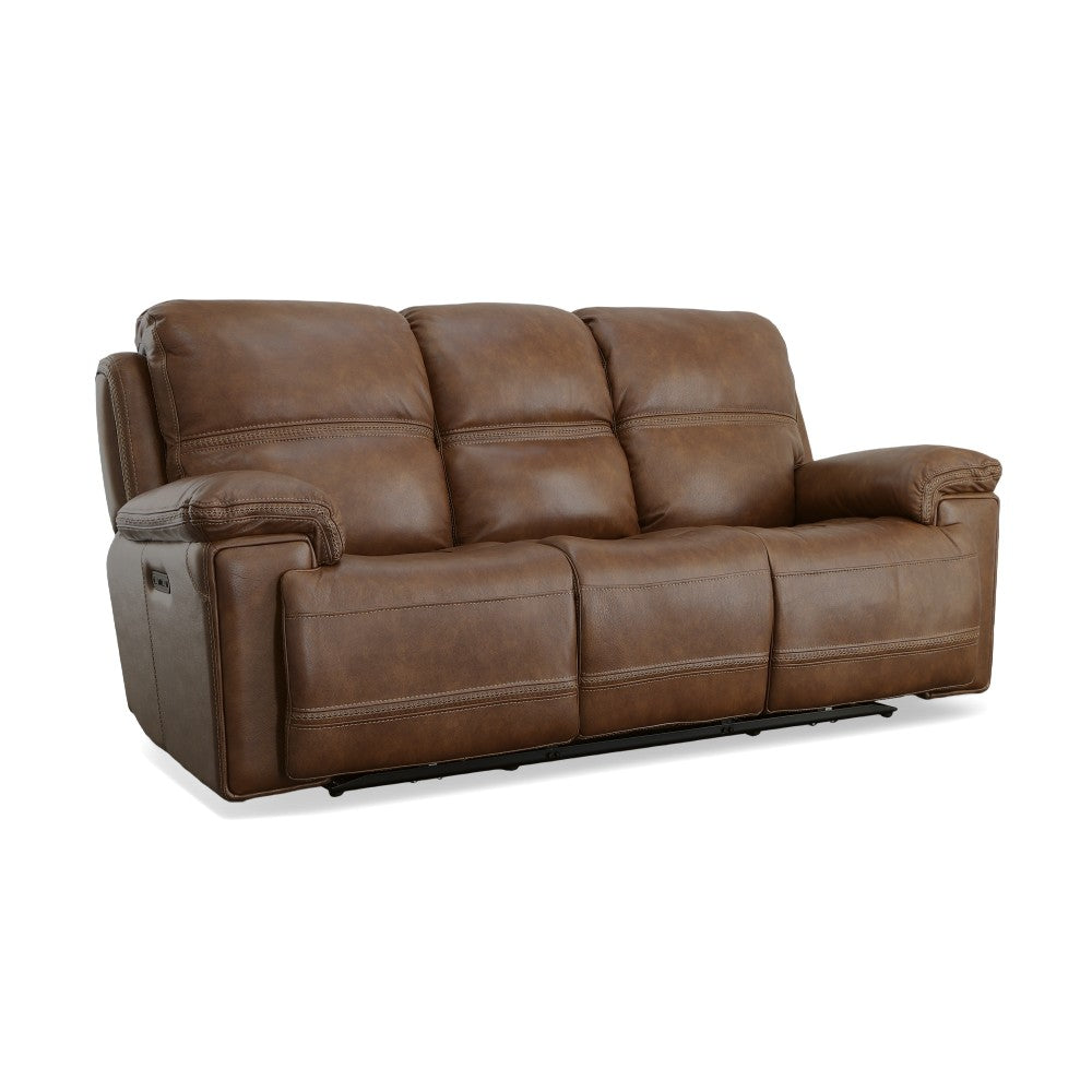 Fenwick Leather Power Reclining Sofa with Power Headrests-Flexsteel-Flexsteel-1659-62PH-20472-Sofas20472-5-France and Son
