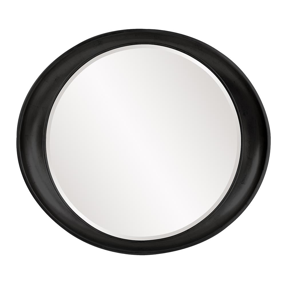 Ellipse Mirror - Glossy-The Howard Elliott Collection-HOWARD-2070BL-MirrorsBlack-2-France and Son