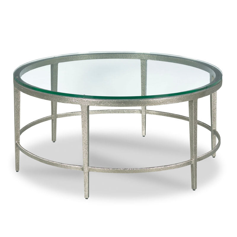 Kasmin Cocktail Table-Woodbridge Furniture-WOODB-2157-M2-Coffee TablesTextured Silver-1-France and Son