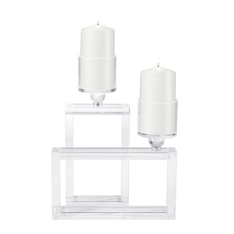 Cubic Candleholder - Set of 2-Elk Home-ELK-2225-018/S2-Candle Holders-1-France and Son