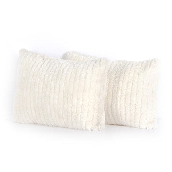 Banded Sheepskin Pillow - Set of 2-Four Hands-FH-228015-002-PillowsCream Banded Sheepskin - 16x24"-7-France and Son