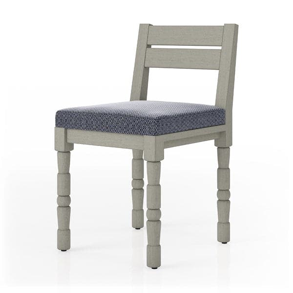 Waller Outdoor Dining Chair-Four Hands-FH-228980-009-Dining ChairsFaye Navy - Weathered Grey-Fsc-34-France and Son