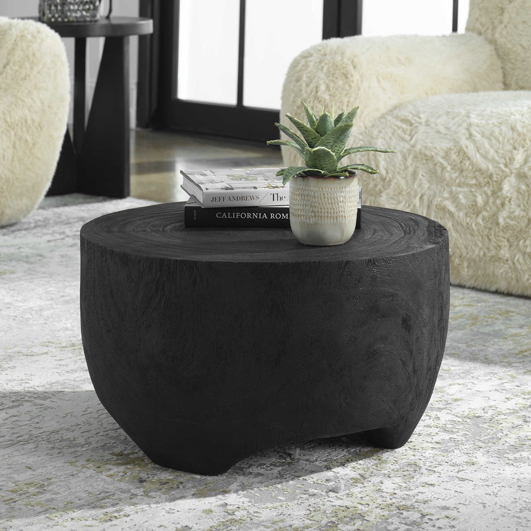 Uttermost Elevate White/ Black Coffee Table-Uttermost-UTTM-22947-Coffee TablesBlack-5-France and Son