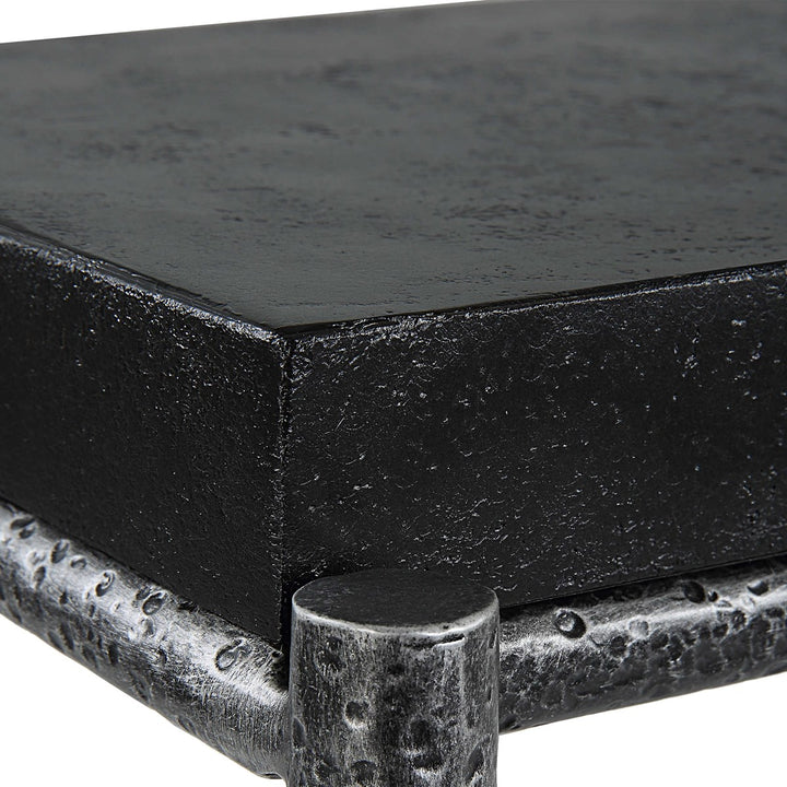 Uttermost Crescendo Black Concrete Console Table-Uttermost-UTTM-22969-Console Tables-5-France and Son