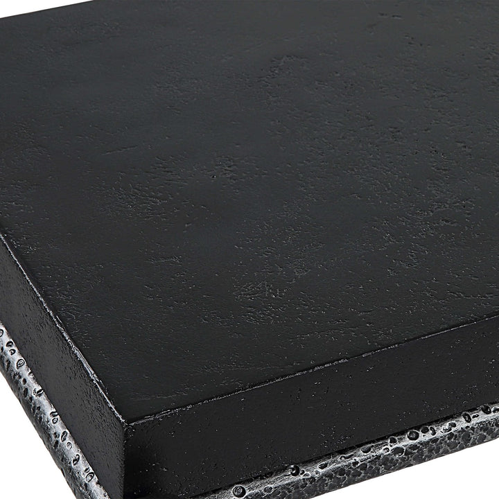 Uttermost Crescendo Black Concrete Console Table-Uttermost-UTTM-22969-Console Tables-6-France and Son